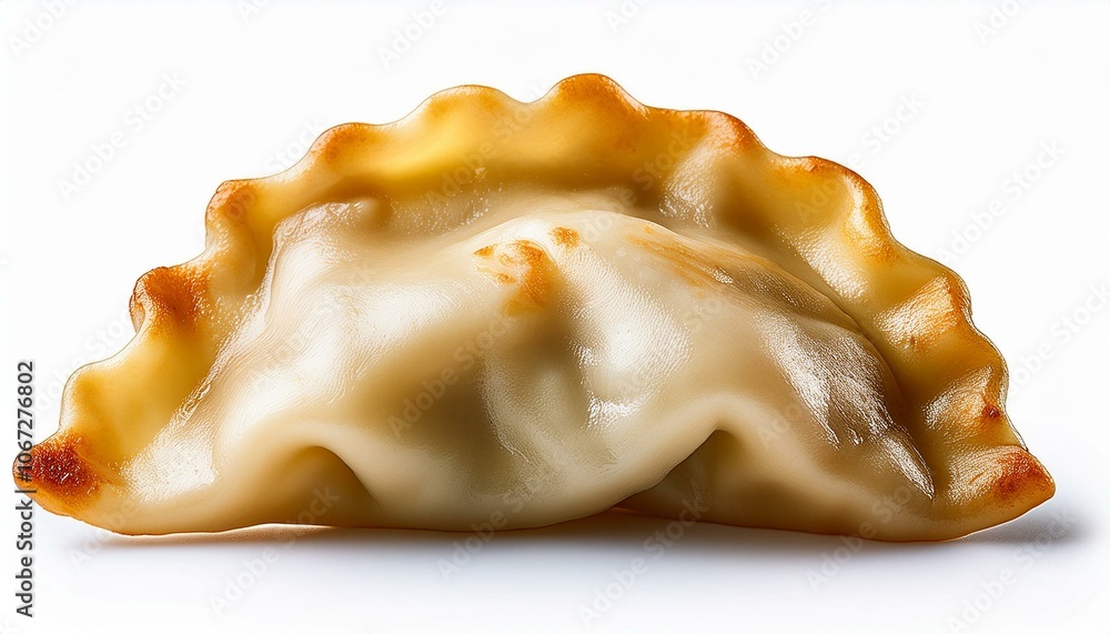 Pierogi dumpling front view full length isolate on White background PNG Pierogi dumpling front view full length isolate on White background PNG