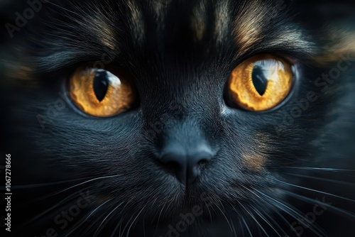 emotional feline portrait with oversized expressive eyes capturing the essence of fear and vulnerability in a softly lit setting evoking empathy in the viewer