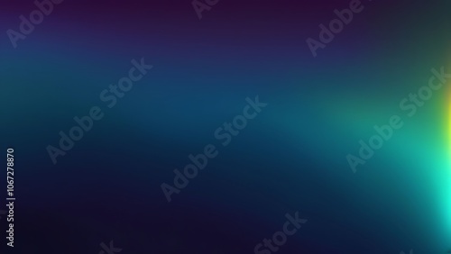 Abstract Dark Blue and Green Gradient Background