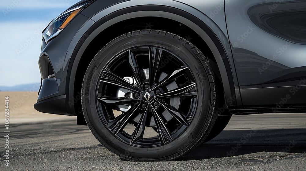 Close-Up of Sport Utility Vehicle Tire Close-Up of Sport Utility Vehicle Tire