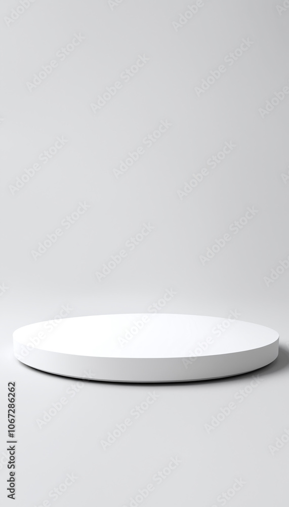 a white podium on white background a white podium on white background