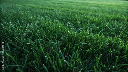 A seamless green grass texture covering the entire image, showcasing a rich, natural look with three distinct shades of green: light, medium, and deep forest green. The grass blades should vary in len