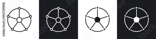 Dependency icon in thin outlined.