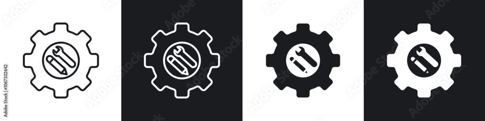 Business development icon in thin outlined. Business development icon in thin outlined.