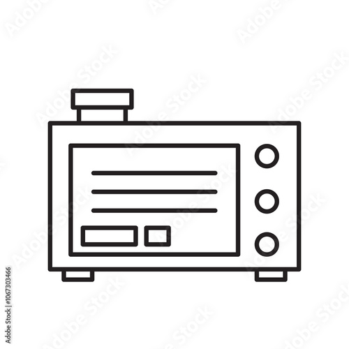 electric generator icon design vector