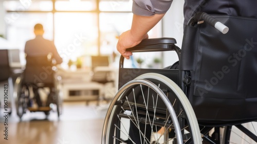 Empowerment and inclusion: workplace accessibility for individuals using wheelchairs.