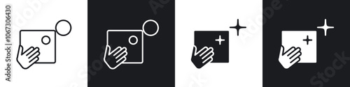 Clean icon in thin outlined.
