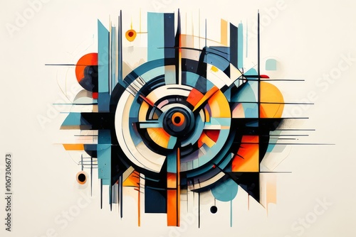 abstract geometric compositions creative art masterpiece intrica