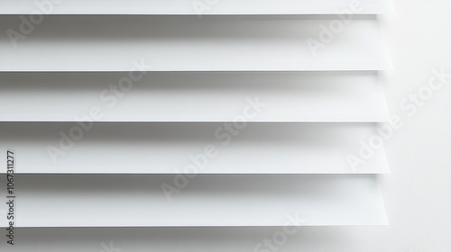 Blackout blinds in soft grey, fully extended on a white background, ideal for contemporary design themes.