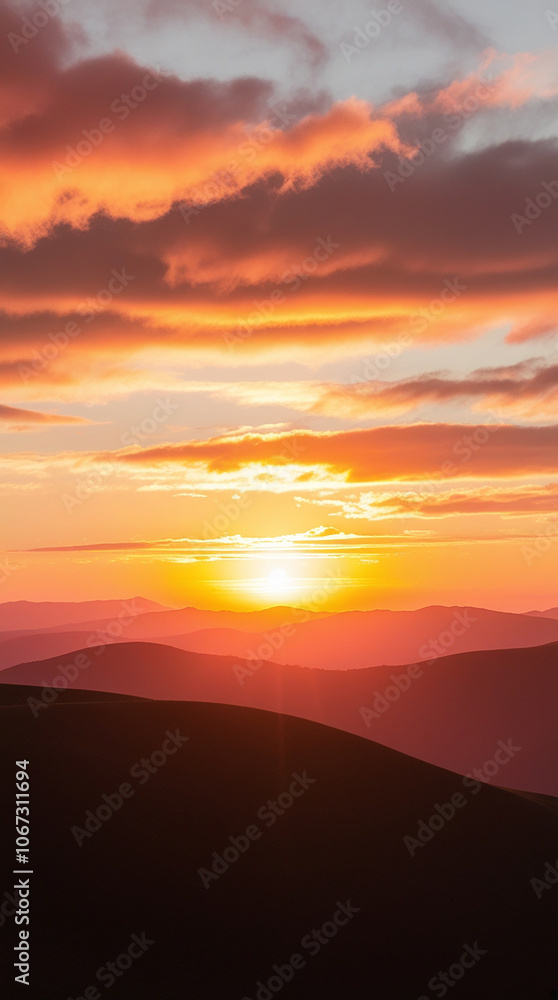 Obraz premium brilliant sunrise,