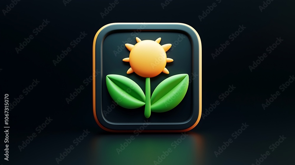 Leaf Icon for Nature-Focused App Design Leaf Icon for Nature-Focused App Design