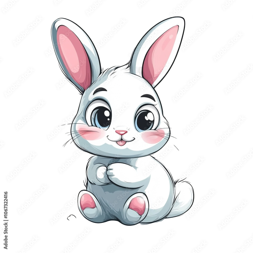 Obraz premium Cute Bunny Illustration