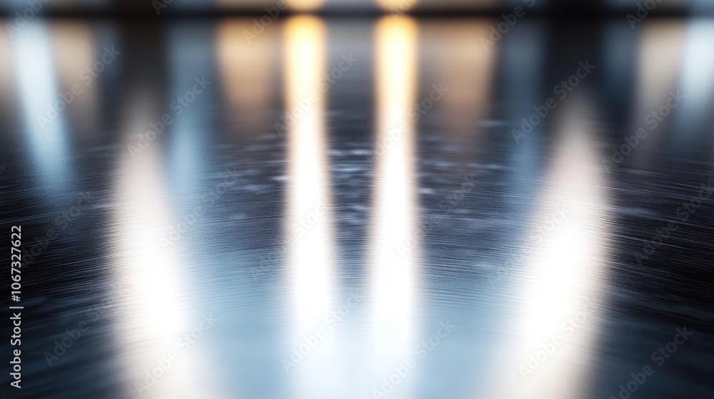 Abstract Reflection on a Shiny Surface Abstract Reflection on a Shiny Surface