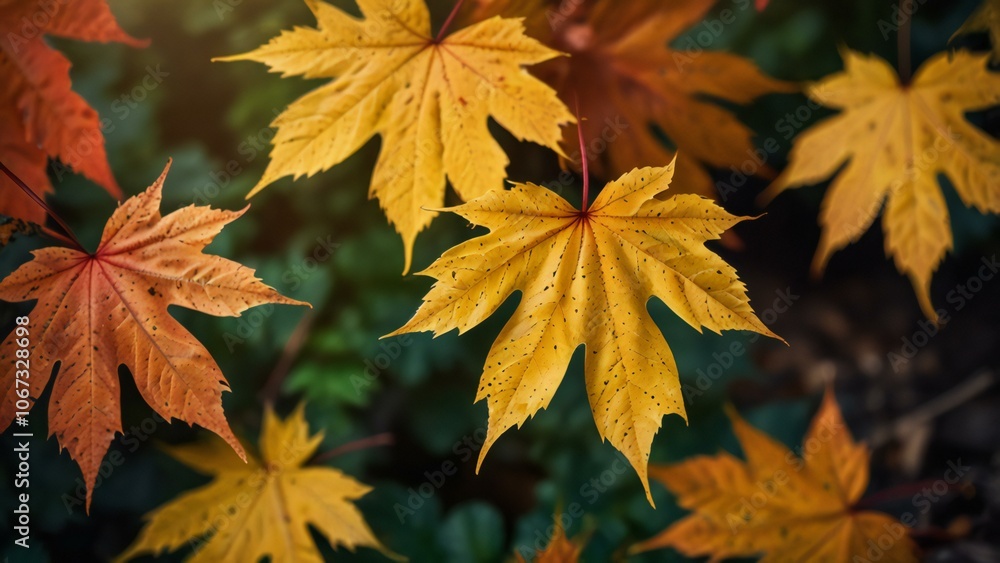 autumn leaves background