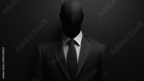 Obraz na płótnie person in a dark suit man business finance w salonie
