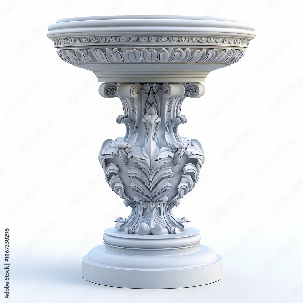 Intricate 3D Minimal Element with Ornate Design and Elegant Detailing for Modern and Classic Decor Intricate 3D Minimal Element with Ornate Design and Elegant Detailing for Modern and Classic Decor