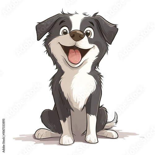 Happy Dog Illustration