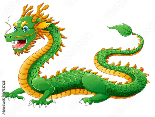 a cartoon of a dragon photo