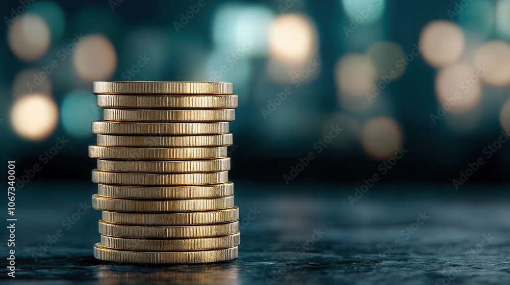 Investment risk assessment, cost of capital visualization, 3D illustration Investment risk assessment, cost of capital visualization, 3D illustration