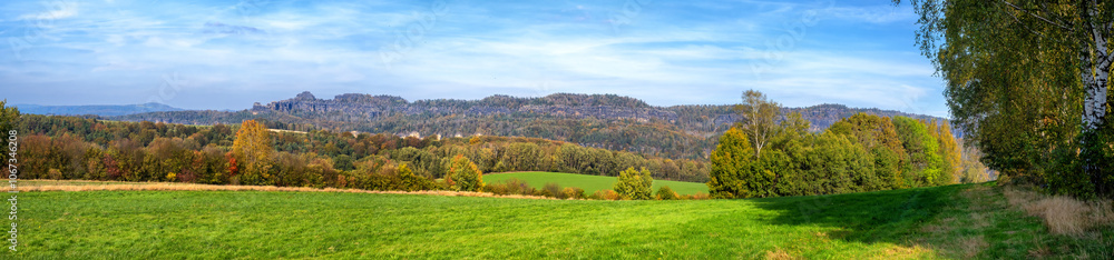 Fototapeta premium Elbsandsteingebirge