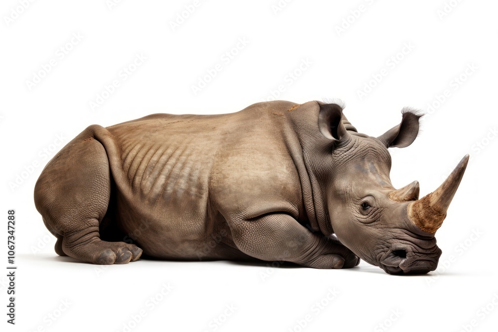 Obraz premium Rhinoceros wildlife animal mammal.