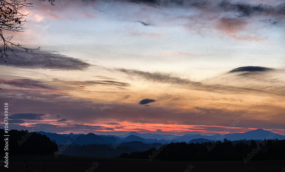 Obraz premium Elbsandsteingebirge