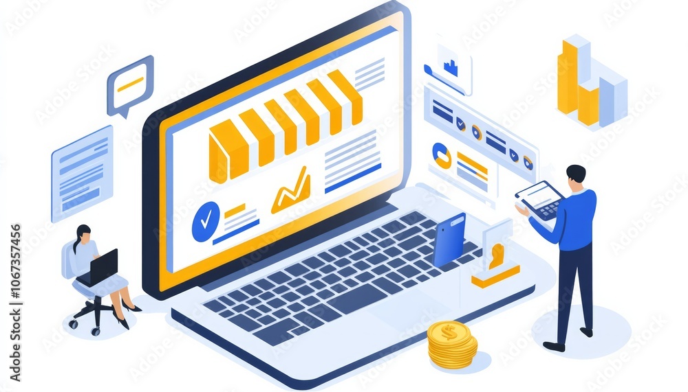 isometric flat design for digital marketing agency, ecommerce, isometric flat design for digital marketing agency, ecommerce,