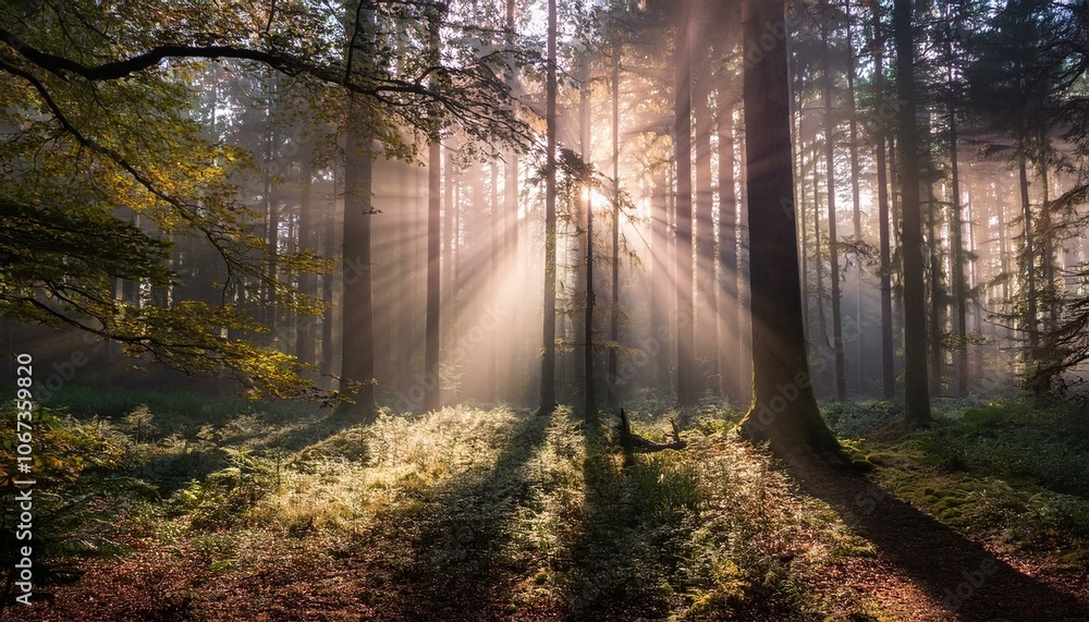 Naklejka premium Engage with the unique flora and fauna that thrive in sunlit areas. 