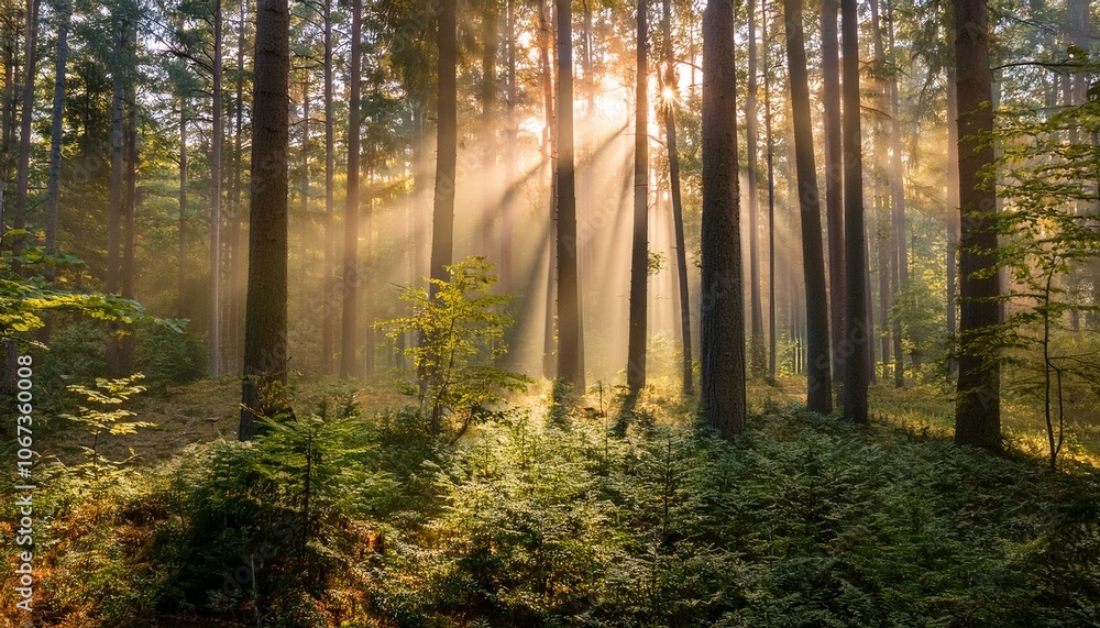 Obraz premium Explore the role of sunlight in creating vibrant ecosystems. 