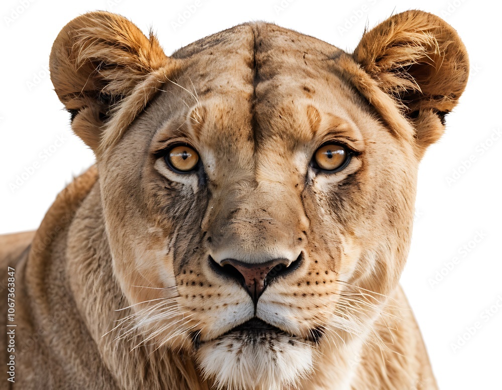 Fototapeta premium a close up of a lion