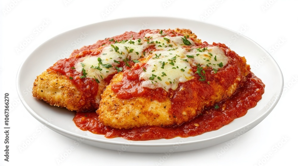 chicken parmesan with marinara sauce chicken parmesan with marinara sauce