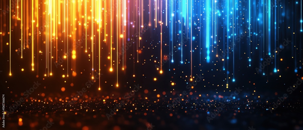Vibrant light streaks create a dynamic, colorful backdrop with a futuristic feel. Vibrant light streaks create a dynamic, colorful backdrop with a futuristic feel.