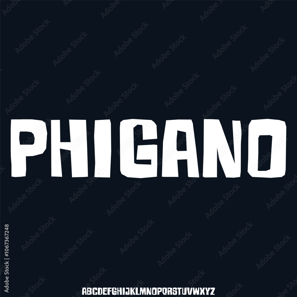 bold and futuristic display font alphabet vector bold and futuristic display font alphabet vector