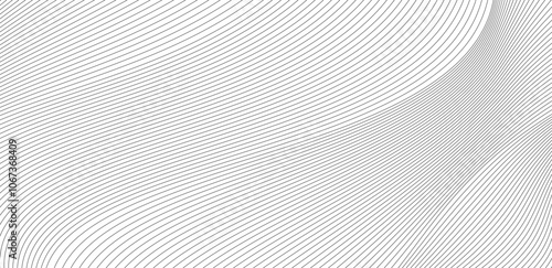 abstract black and white wave background
