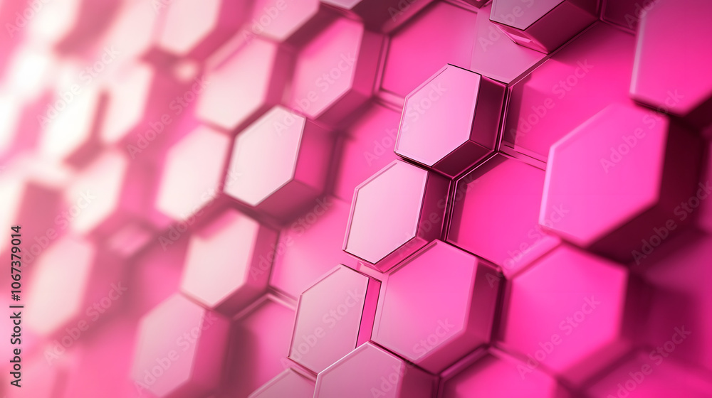 Abstract magenta technology hexagonal background Abstract magenta technology hexagonal background