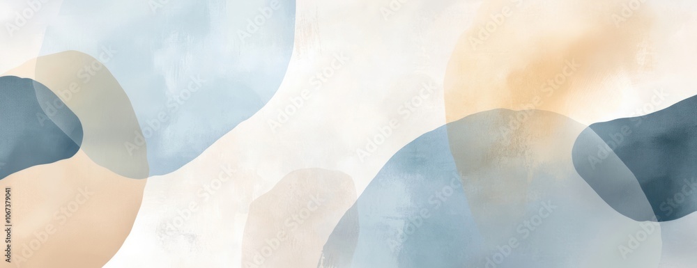 custom made wallpaper toronto digitalAbstract minimalistic painting background texture colors beige.