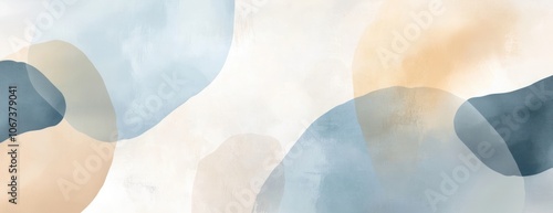 Wallpaper Mural Abstract minimalistic painting background texture colors beige. Torontodigital.ca