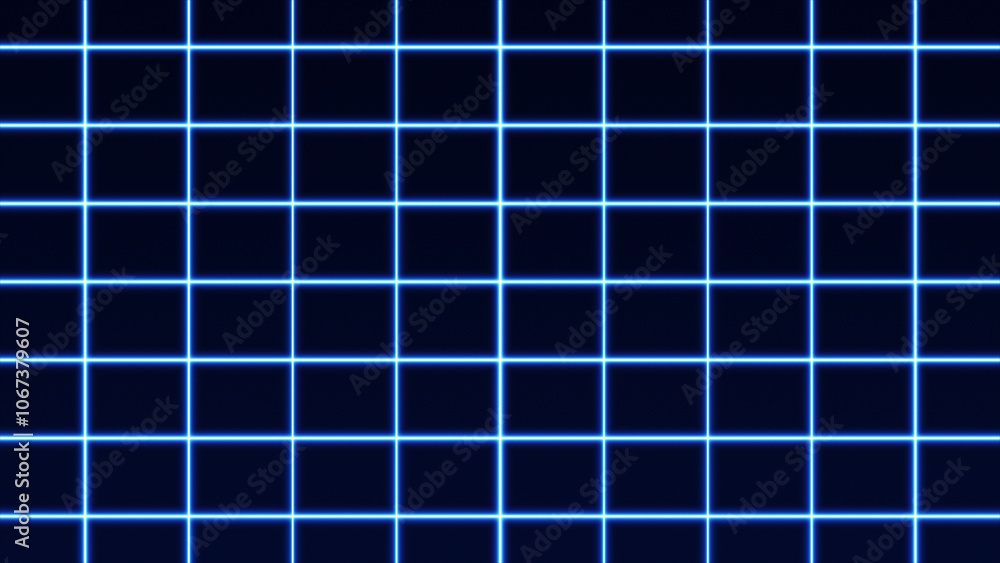 Geometric virtual grid, abstract futuristic pattern in neon color, technological grid, digital backgrounds Geometric virtual grid, abstract futuristic pattern in neon color, technological grid, digital backgrounds