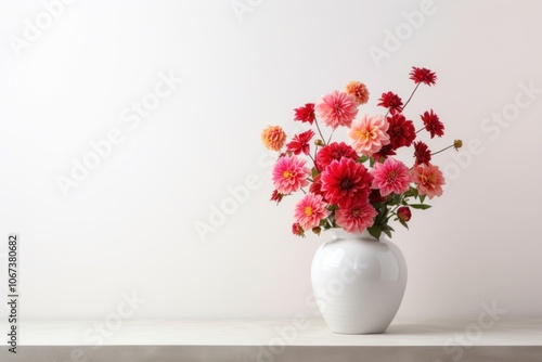 Wallpaper Mural Flower vase plant white. Torontodigital.ca