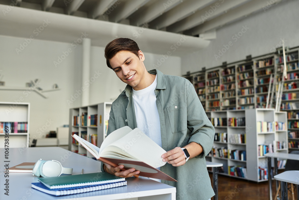 Cheerful student studying hard, back to school. Cheerful student studying hard, back to school.
