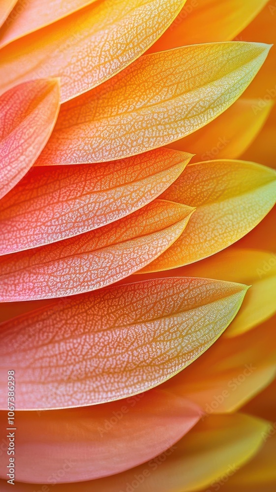 Macro of a sunflower petal close-up showing ridges and subtle repetitive textures, Sunflower petal with textured pattern macro, Soft and natural Macro of a sunflower petal close-up showing ridges and subtle repetitive textures, Sunflower petal with textured pattern macro, Soft and natural