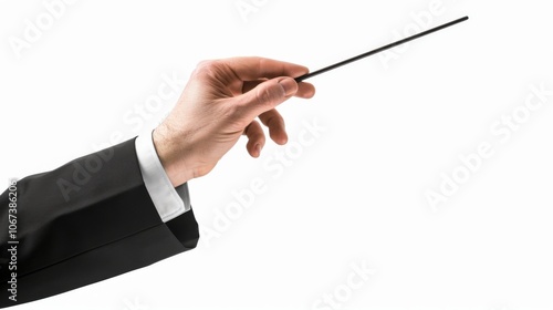 Conductor's Hand Holding Baton: A Symphony of Movement