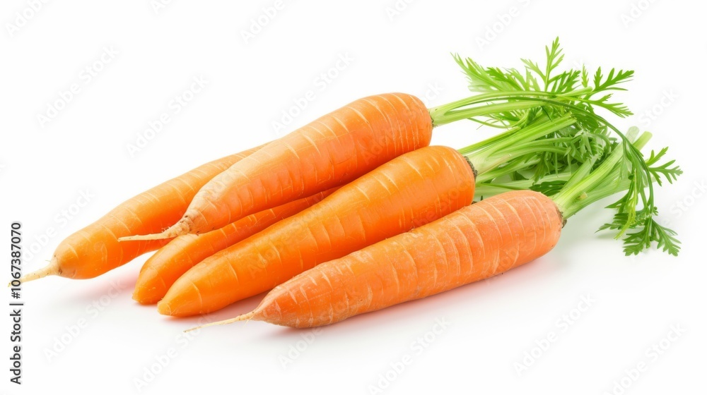 Fresh Carrots with Greens - Vibrant Vegetable Harvest Fresh Carrots with Greens - Vibrant Vegetable Harvest