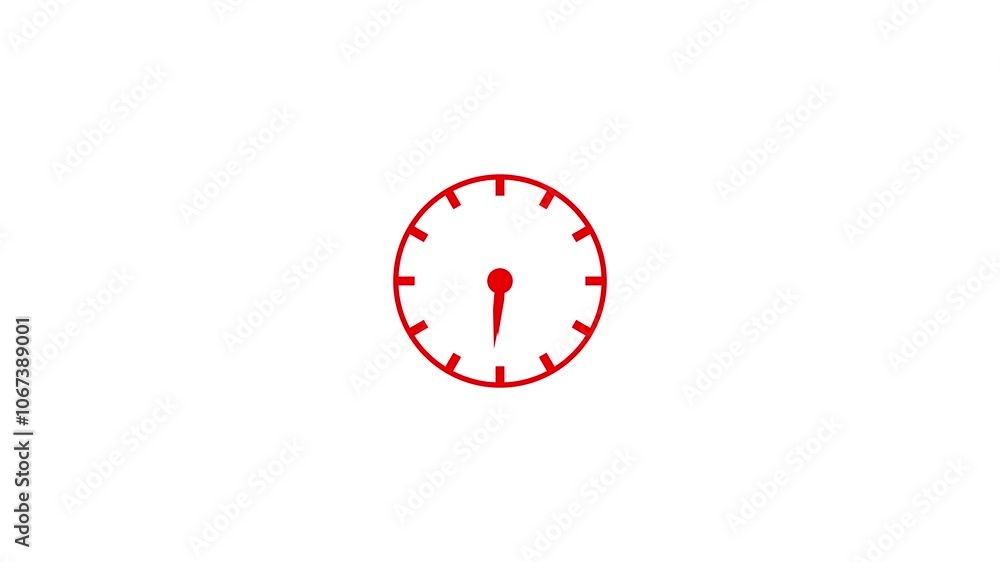 simple clock icon animation.. simple clock icon animation..