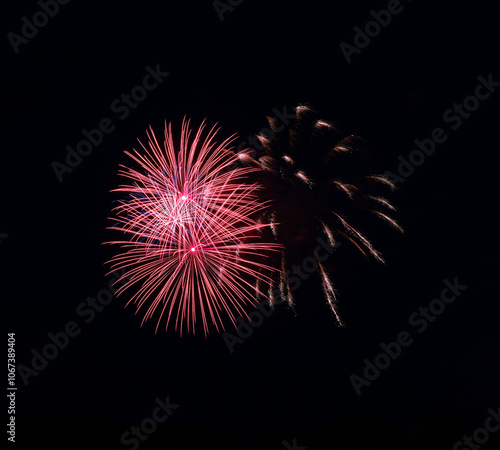 Red Starburst Firework