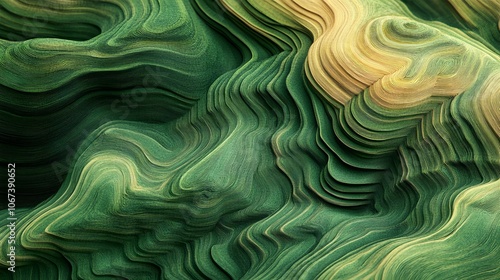 Textured abstract pattern in green and earthy tones, suggesting organic growth and sustainable agriculture, 4k resolution