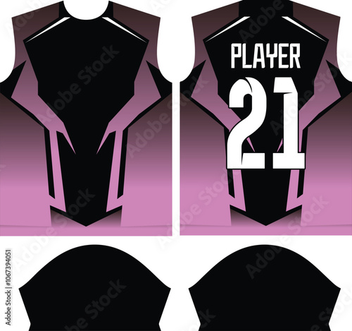 Custom Sublimation Sports shirt jersey design template