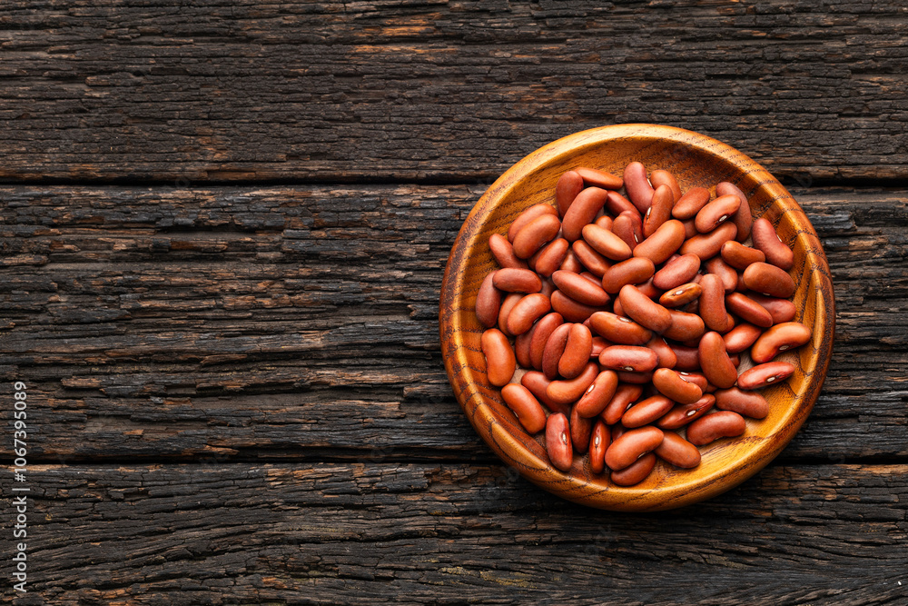 Phaseolus vulgaris - Natural and raw dried beans. Phaseolus vulgaris - Natural and raw dried beans.