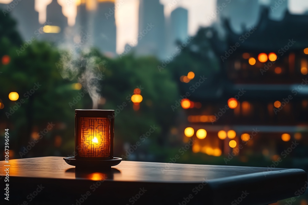 Xiaolongbao soup dumplings steaming, backdrop of Yu Garden in Shanghai Xiaolongbao soup dumplings steaming, backdrop of Yu Garden in Shanghai