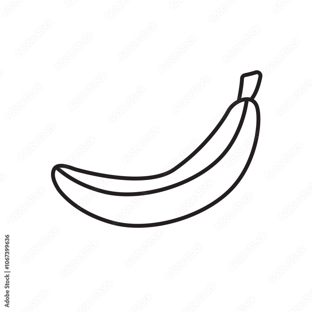 Banana flat simple vector symbols illustration. Banana flat simple vector symbols illustration.